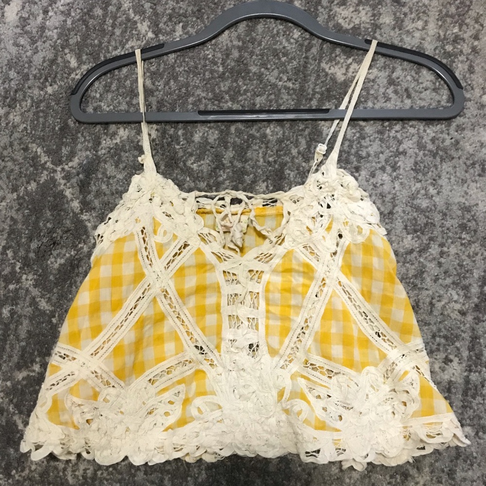 Free people lace tank
